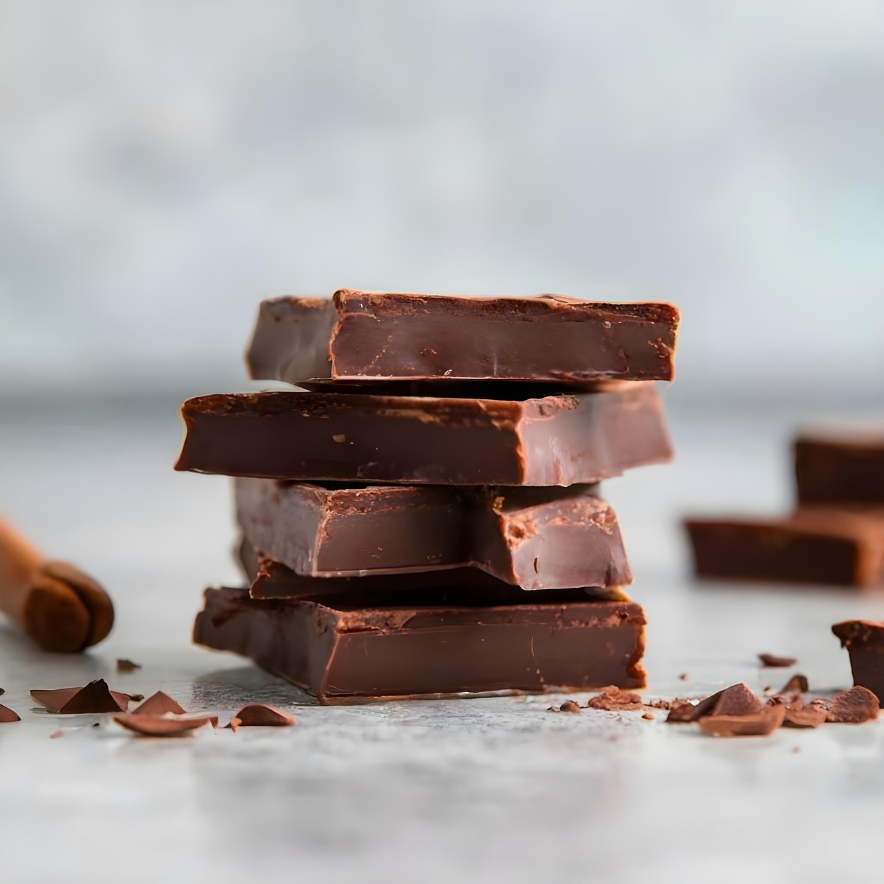 image of chocolate piles