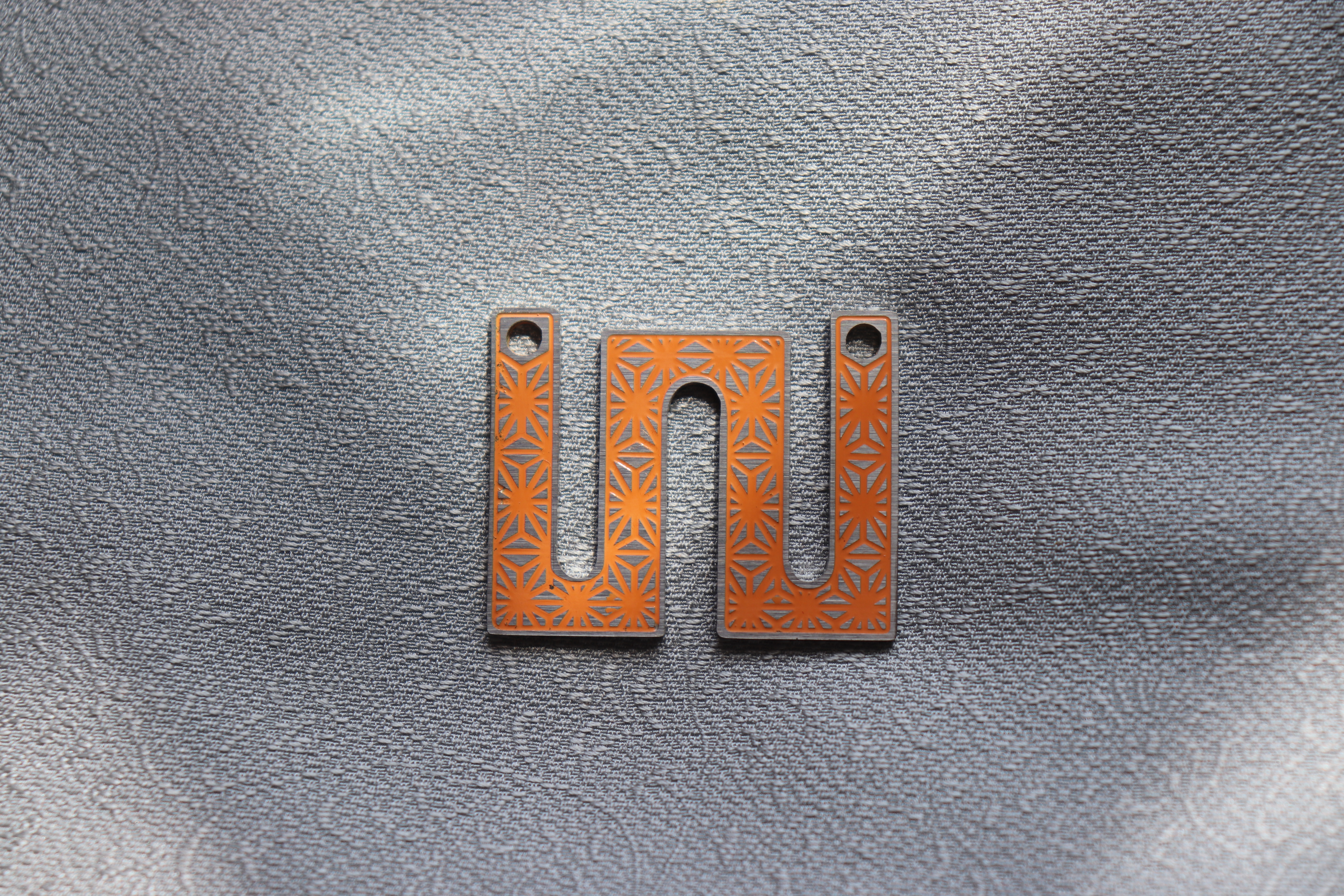 帯留め写真「橙色」